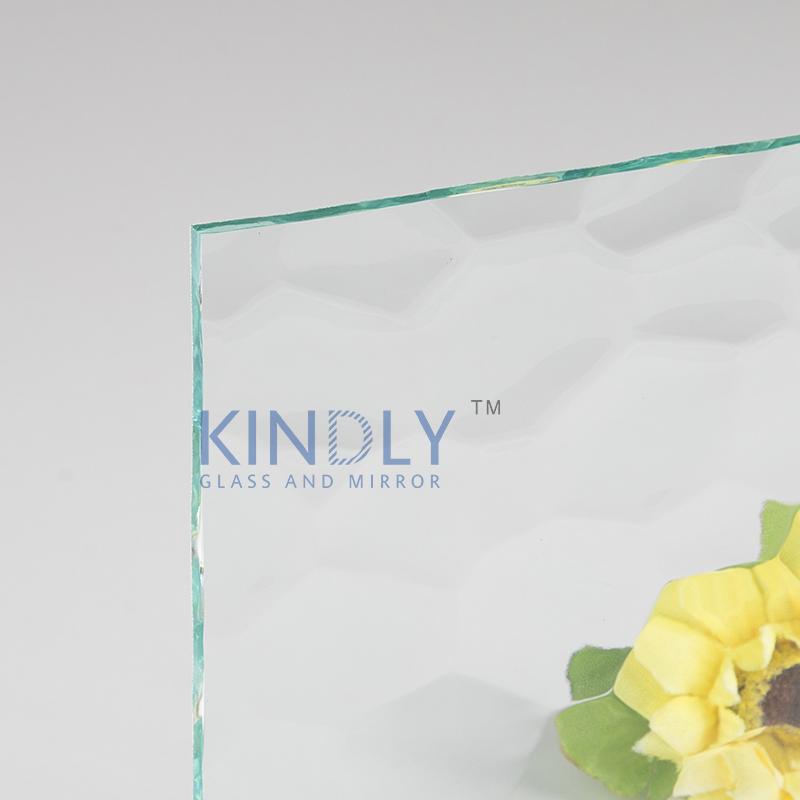 Clear Watercube Patterned Glass